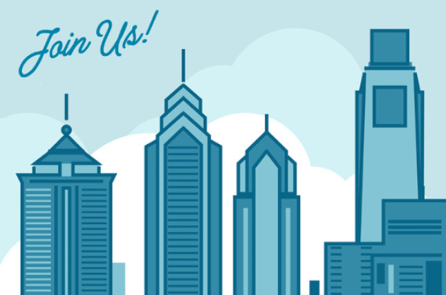 Graphic of Philly skyline